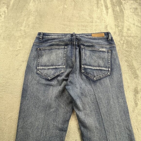 Liquor n Poker Women's 34X25 Denim Jeans Ripped Hip Hop Rapper Rock Rebellious - Picture 11 of 14